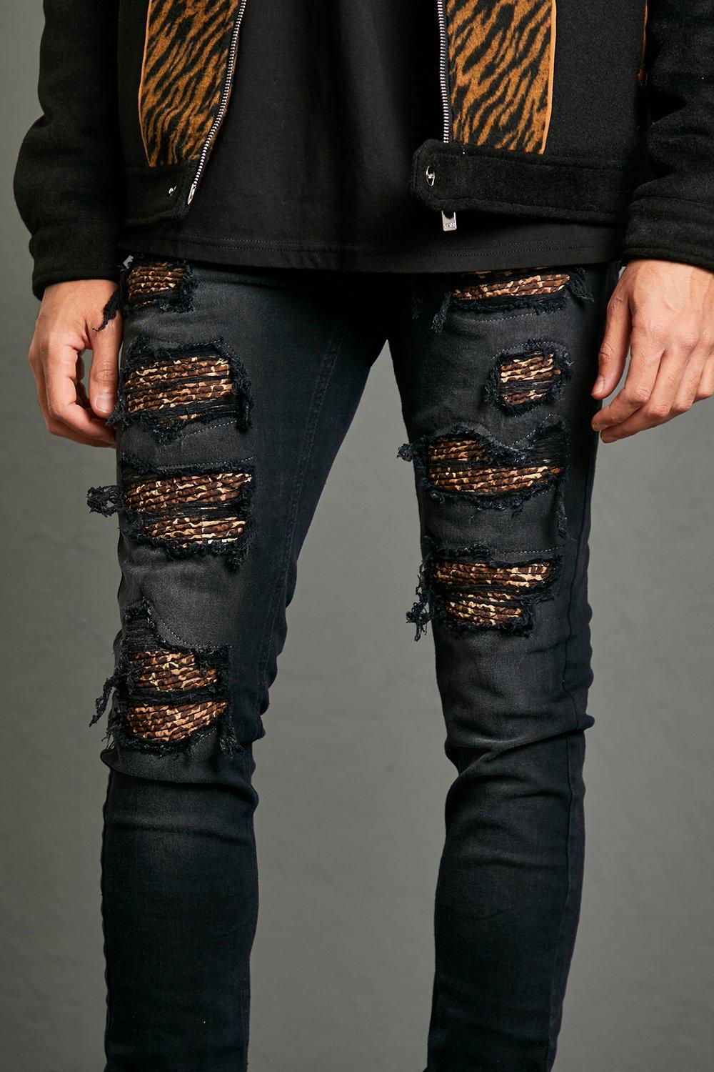 boohoo mens biker jeans